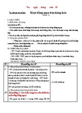 Giáo án Tự nhiên và xã hội Lớp 2 (Chân trời sáng tạo) - Tuần 12 - Bài Hoạt động mua bán hàng hóa